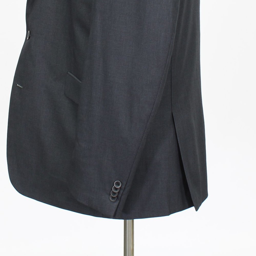 Kenneth Cole 46L Gray Solid 2-Button Sport Coat Blazer Jacket V354 - Picture 8 of 11